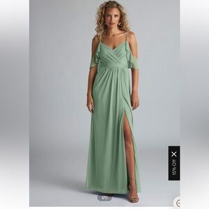 Green bridesmaids dress / formal dress